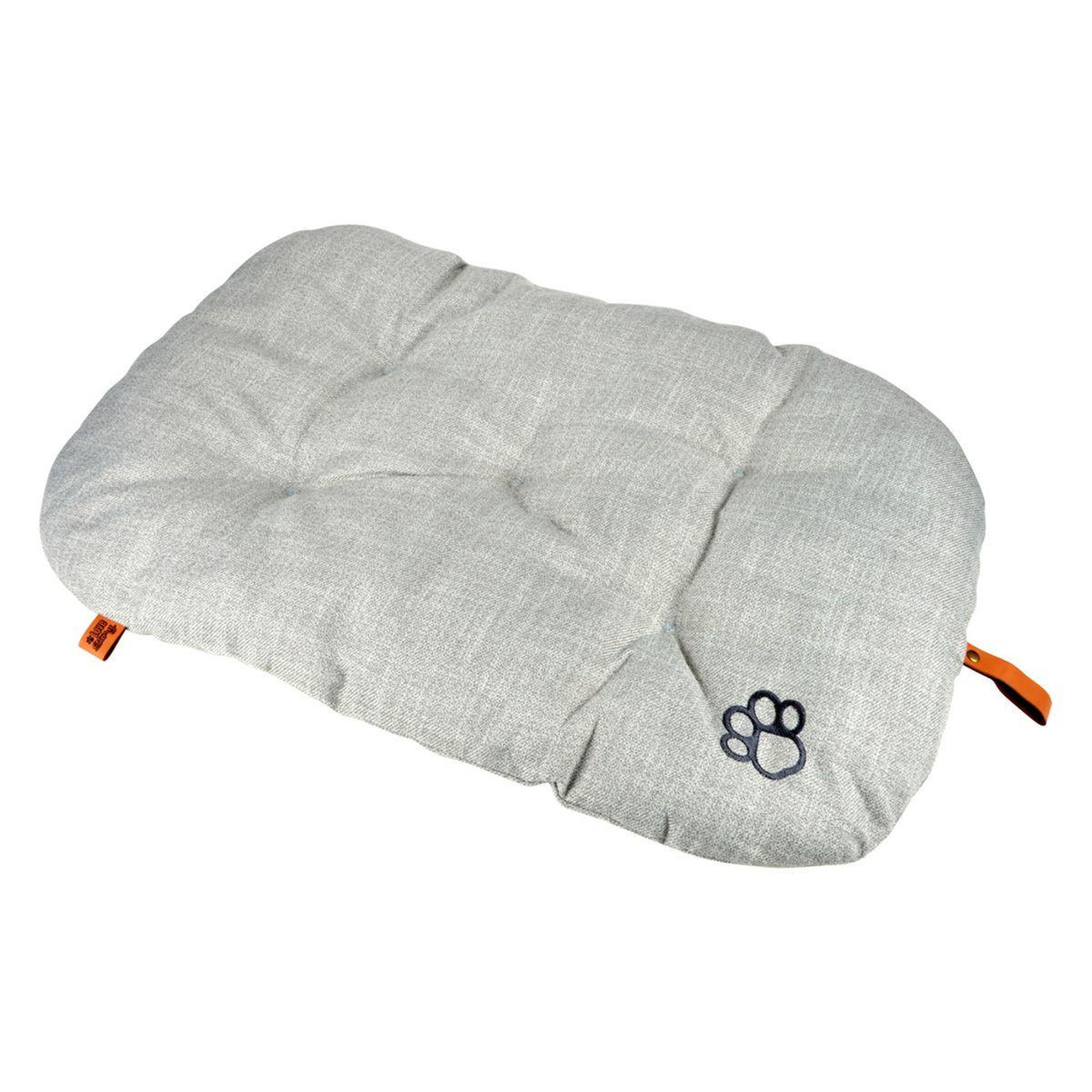 Voir la diapositive 1 : LOVE STORY Coussin pour chien & chat  city  87cm gris clair