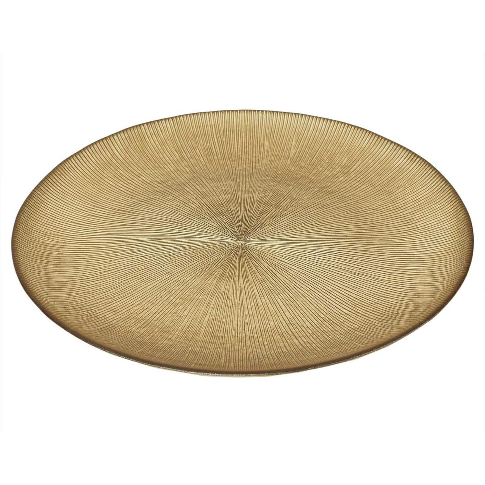 Voir la diapositive 2 : The Home Deco Factory Lot de 6 assiettes à dessert  royal  21cm or