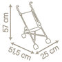 Voir la diapositive 3 : SMOBY Poussette pour poupées Smoby Baby Nurse pliage parapluie