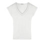 Voir la diapositive 2 : MORGAN T-Shirt Blanc Femme Morgan Fantaisie