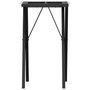 Voir la diapositive 4 : VIDAXL Pieds de table a manger cadre en X 40x40x73 cm acier