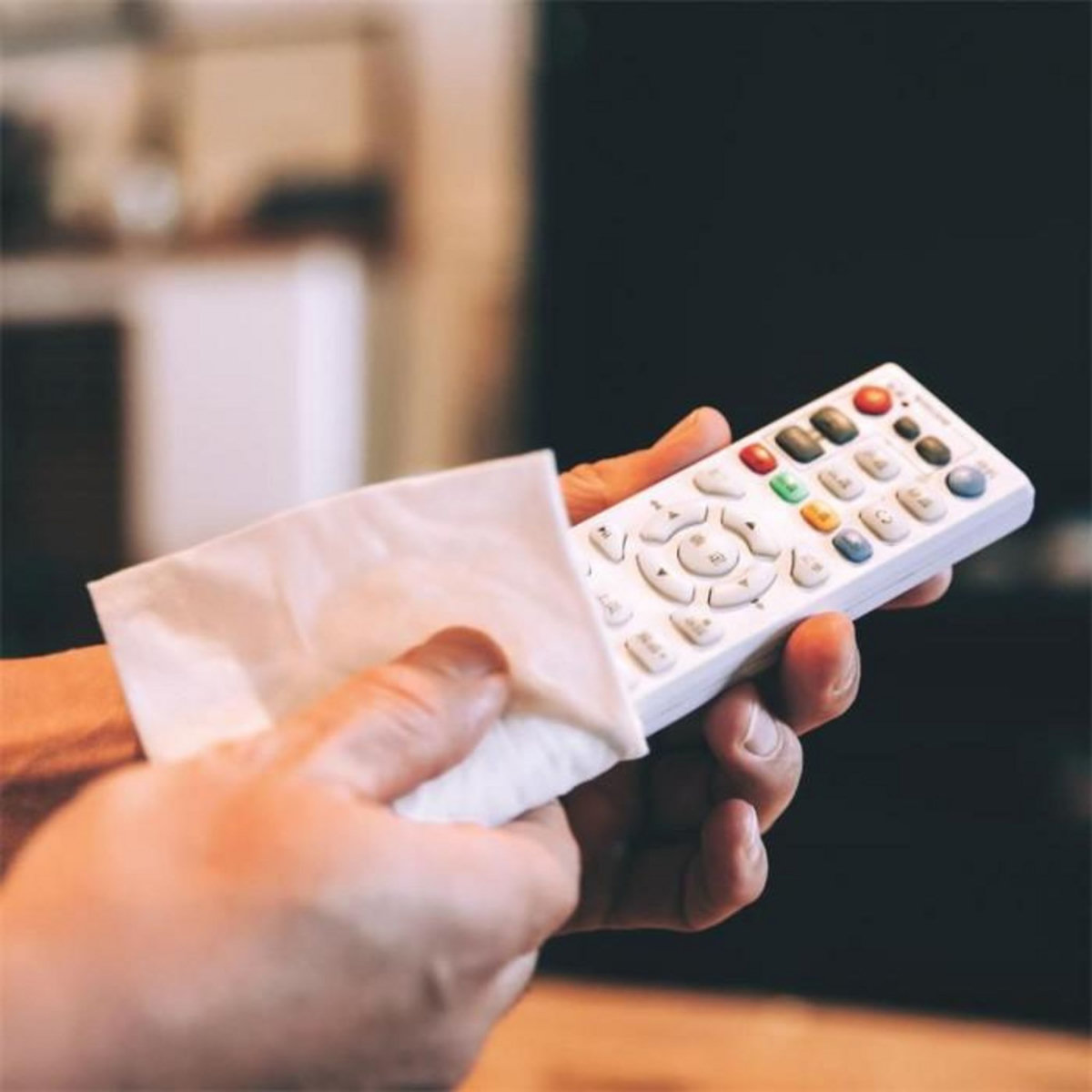 Paris Prix Lot de 2 Lingettes  Fibre de Bambou  40cm Blanc