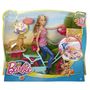 Voir la diapositive 2 : MATTEL Barbie à vélo avec ses chiens