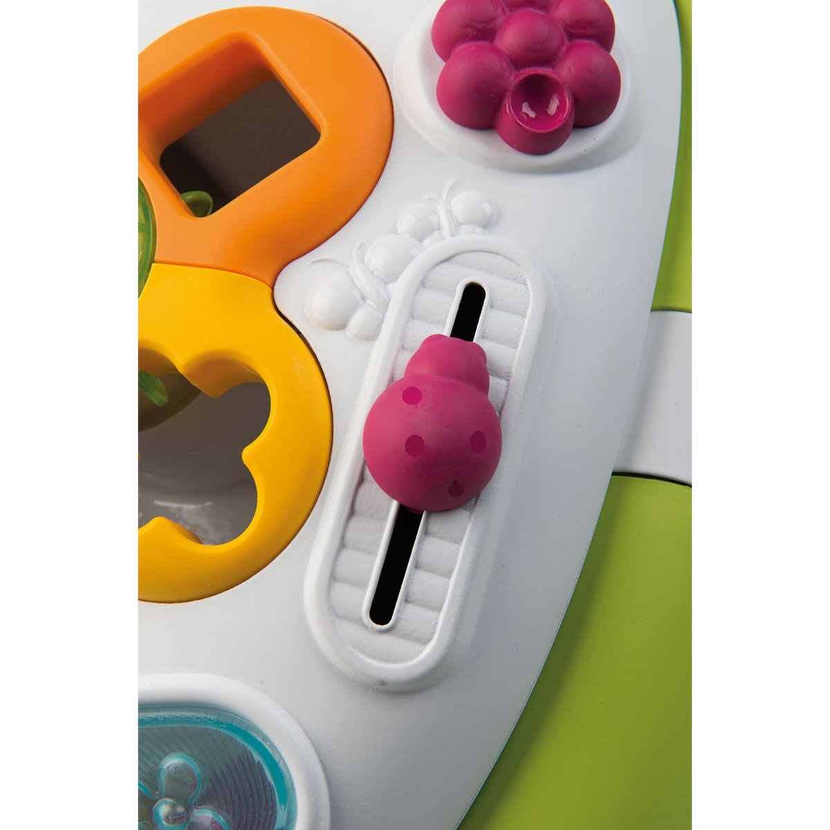 SMOBY Trotteur 2 en 1 avec centre d'activités interactif Cotoons