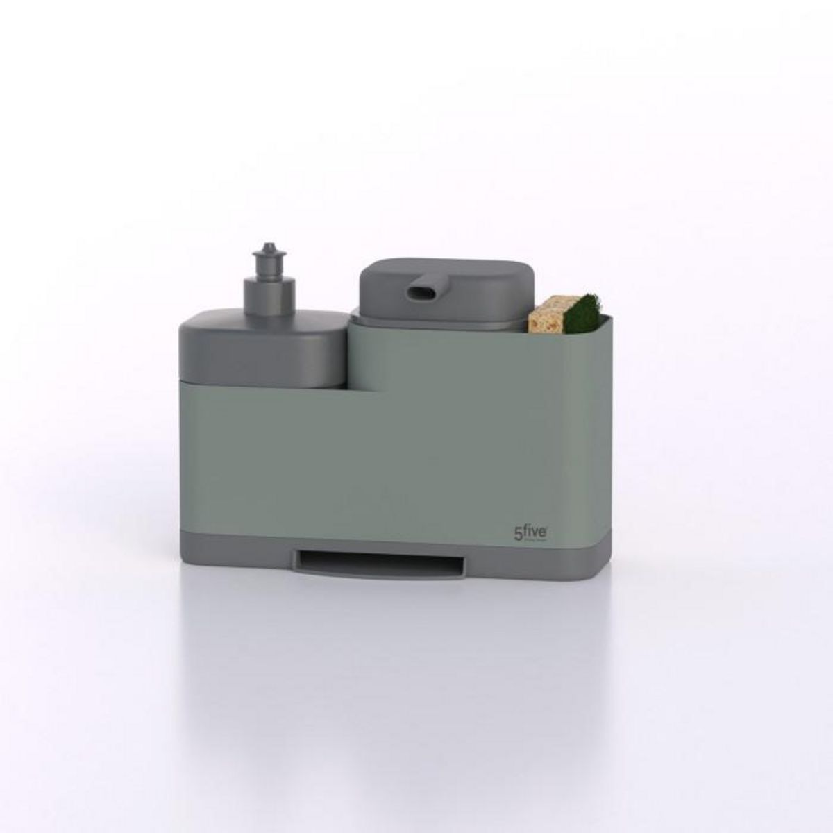 FIVE Distributeur à Savon Avec Organiseur  Néo 2  23cm Vert