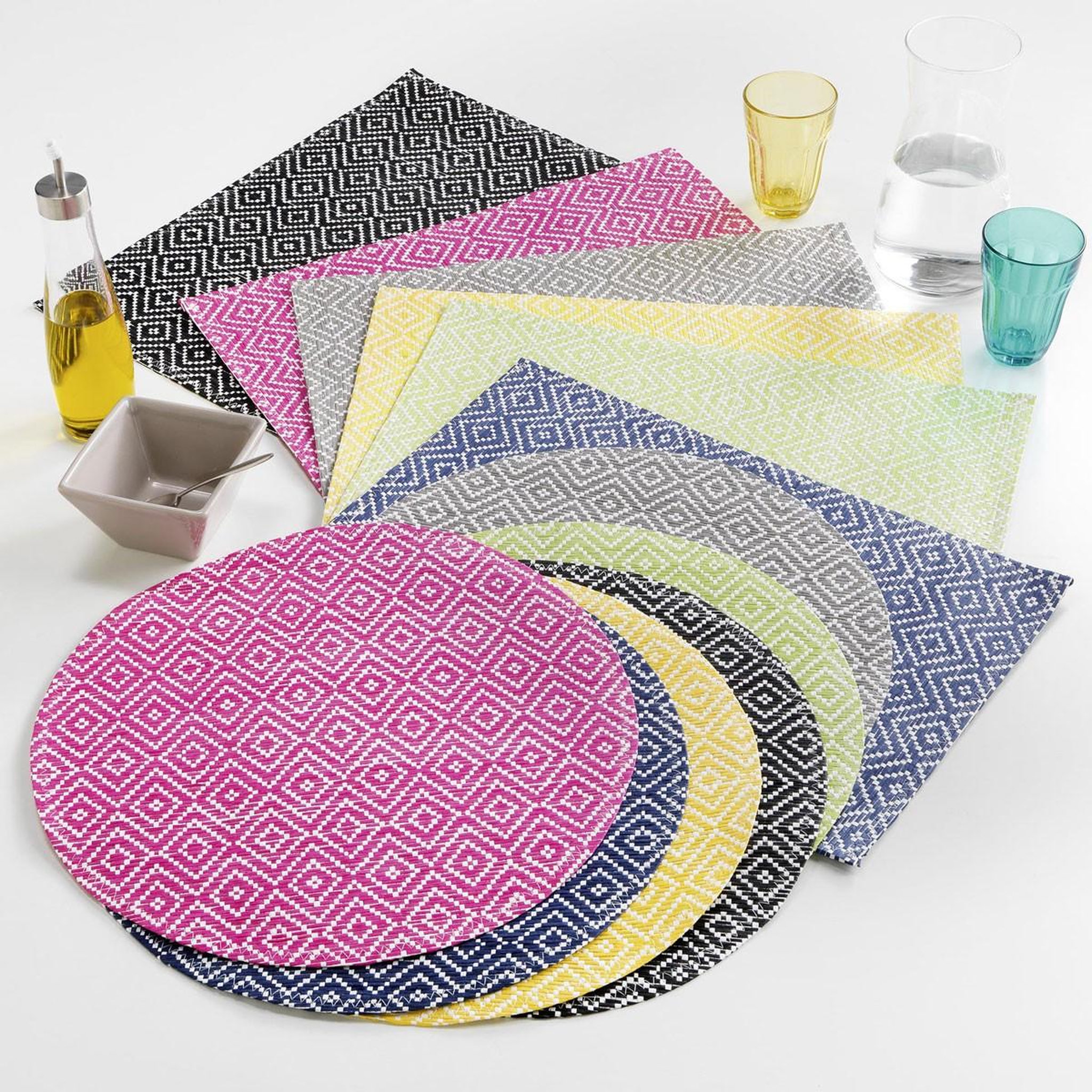 Voir la diapositive 3 : Douceur d'Intérieur Set de table  losamo  30x45cm fuchsia