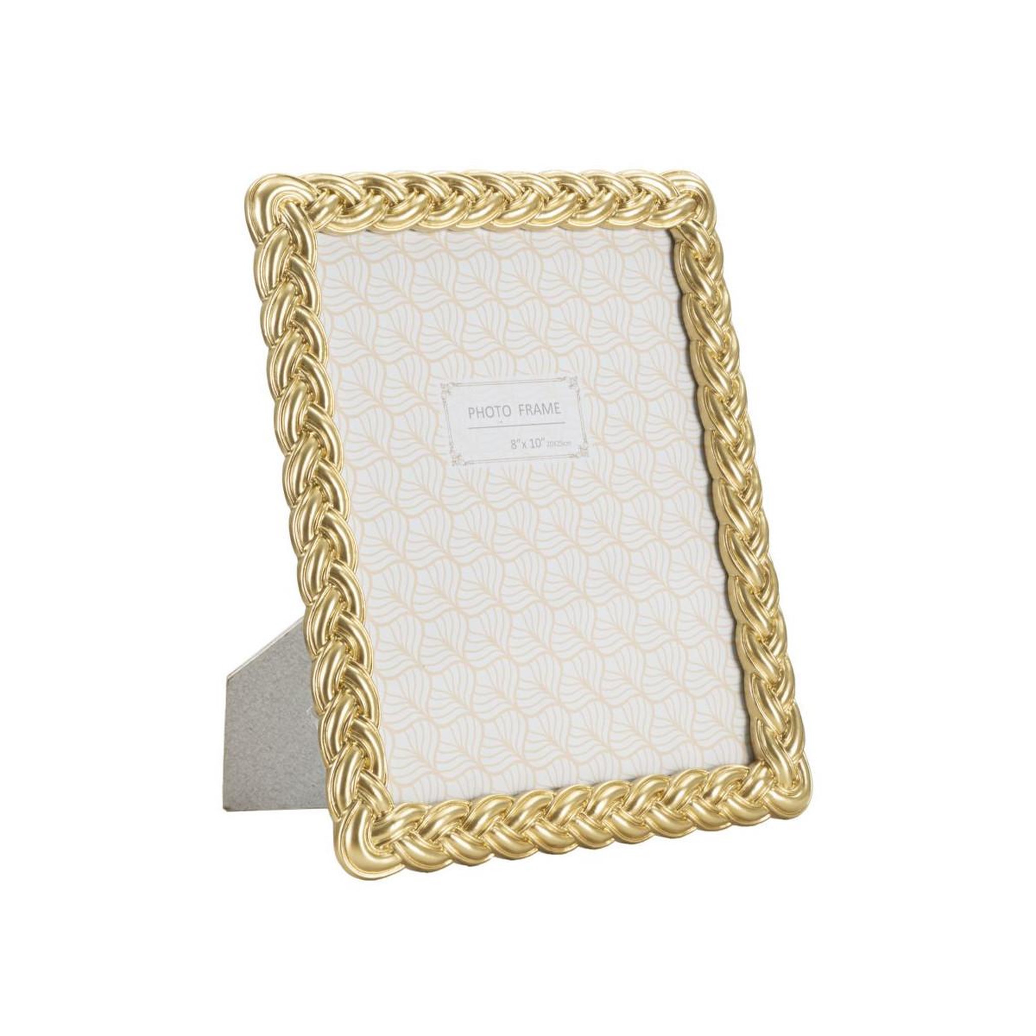 Paris Prix Cadre Photo Déco Tressé  Rope  20x25cm Or