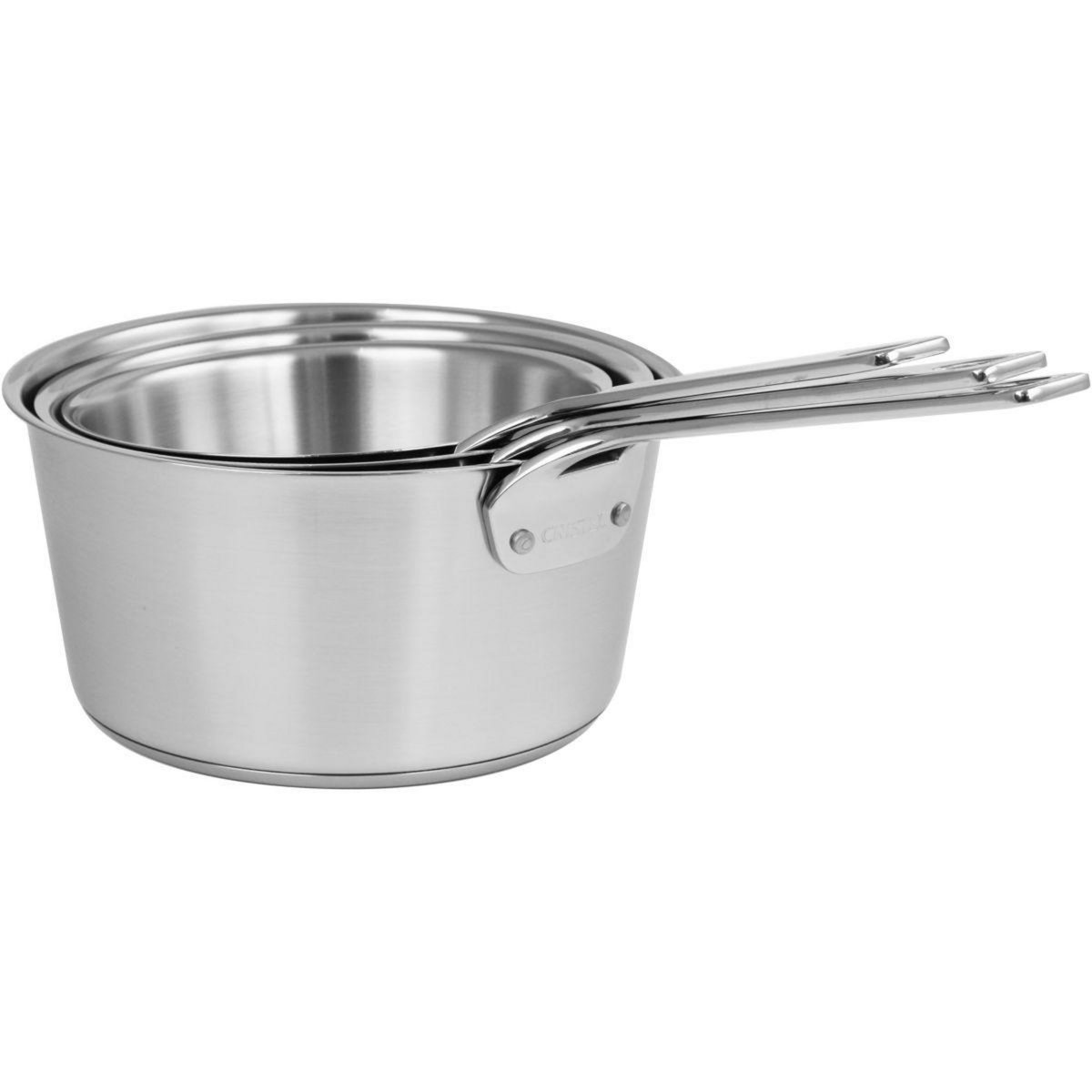 CRISTEL Batterie de cuisine de 3 casseroles 16/18/20 cm - 1826