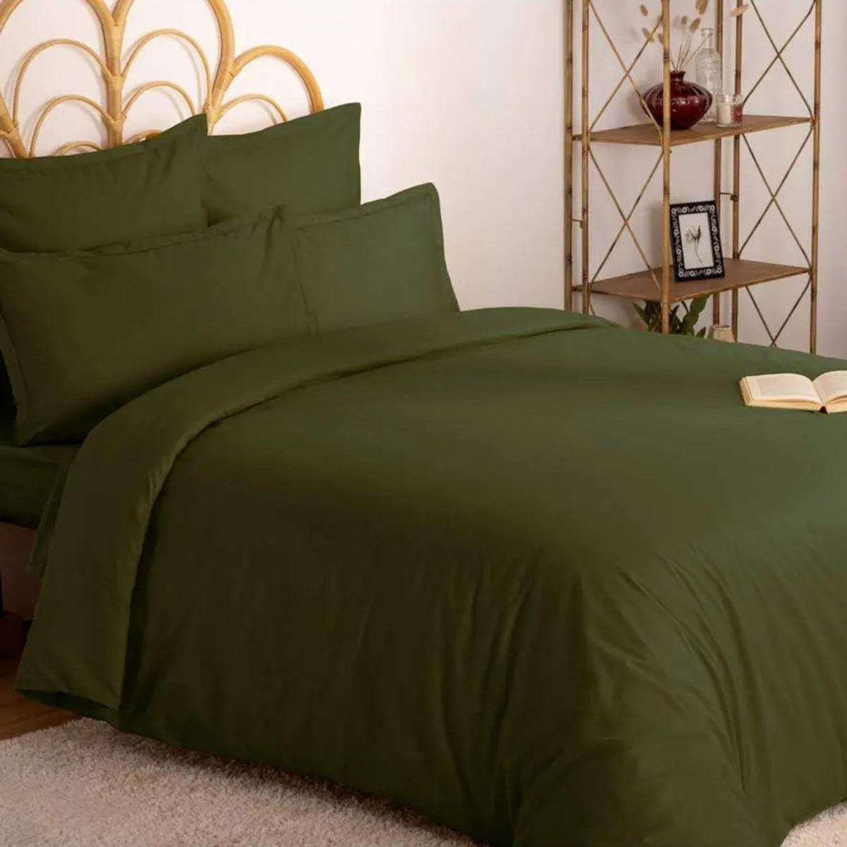 ATMOSPHERA Housse de Couette  Intérieur  240x220cm Kaki