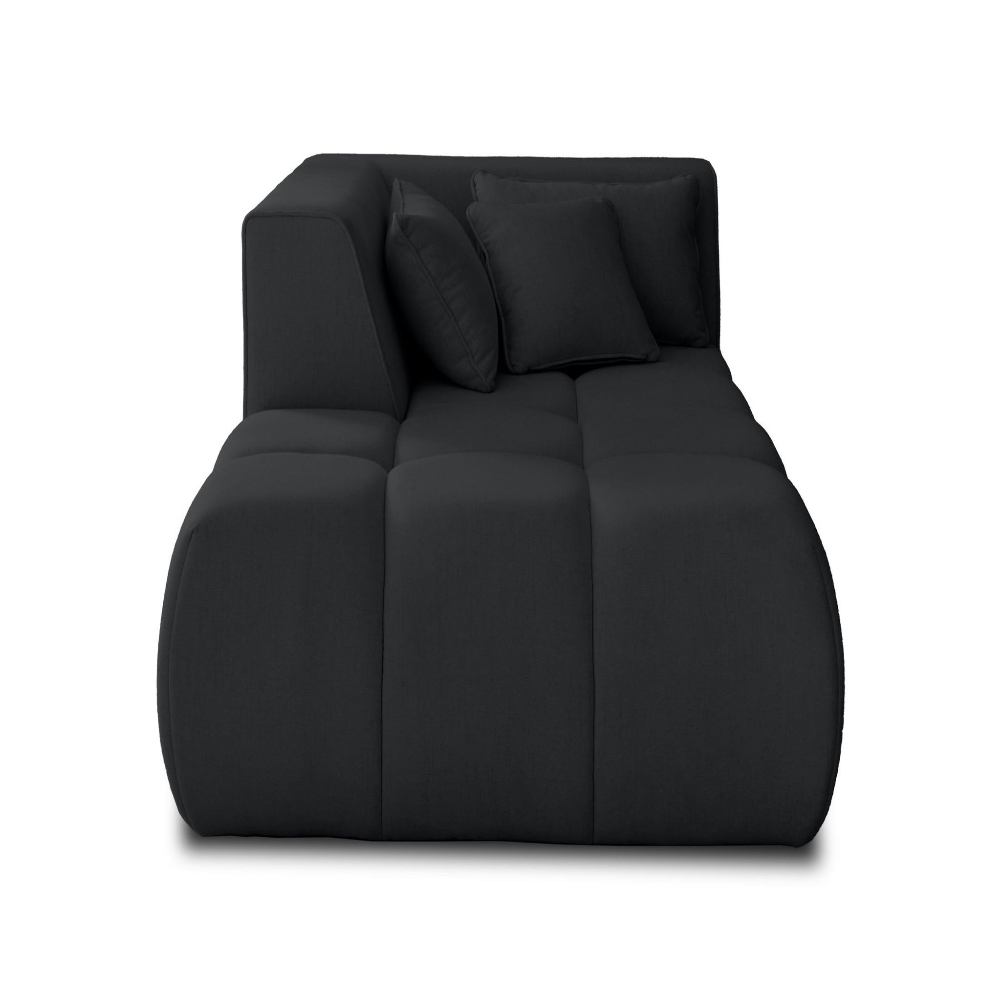Voir la diapositive 5 : LISA DESIGN Caracas - module d'assise méridienne gauche - en tissu
