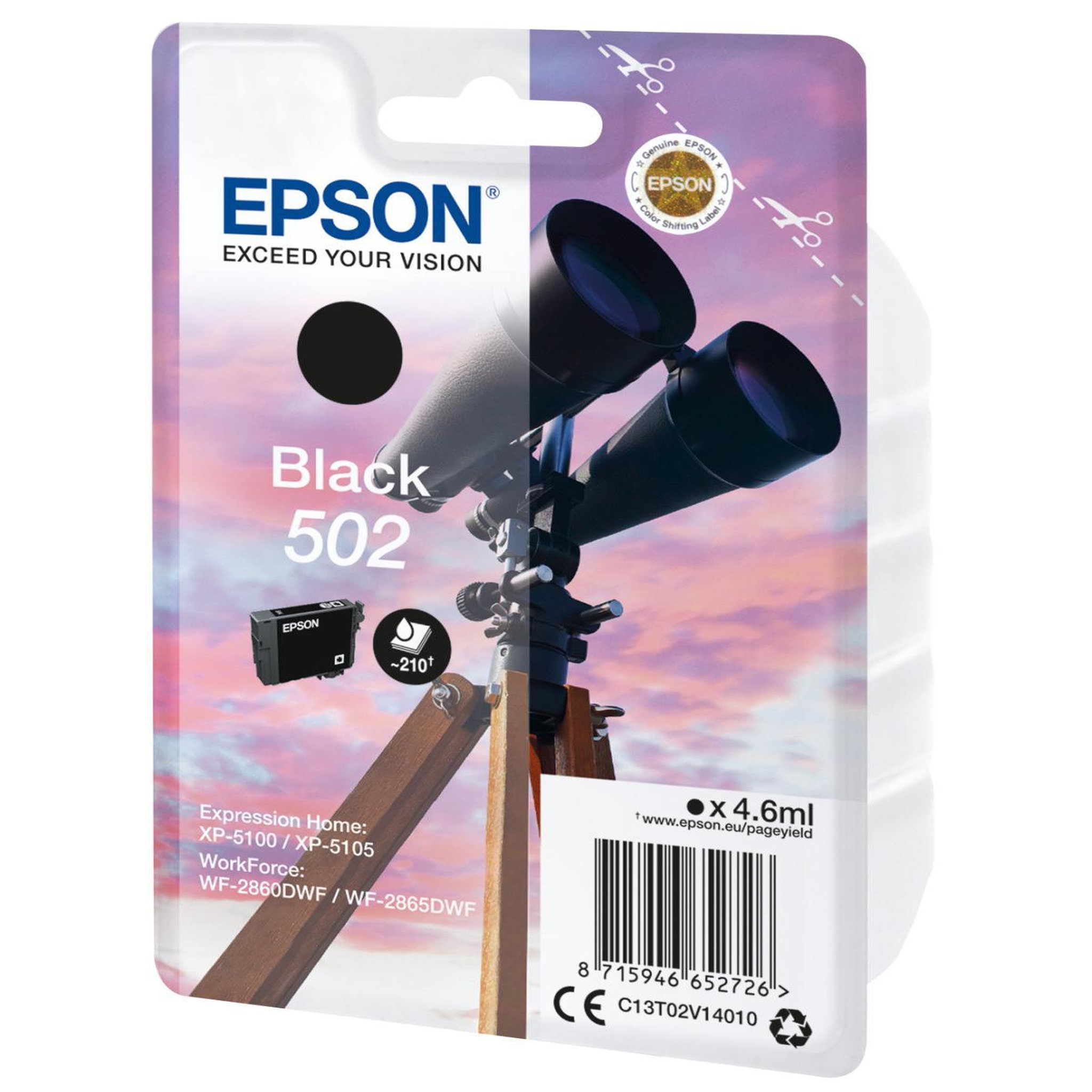 Voir la diapositive 3 : Epson Cartouche imprimante EPSON C 13 T 02 V 14010