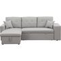 Voir la diapositive 1 : Habitat et Jardin Canapé d'angle convertible/réversible  Axel  - 3 places - Gris clair