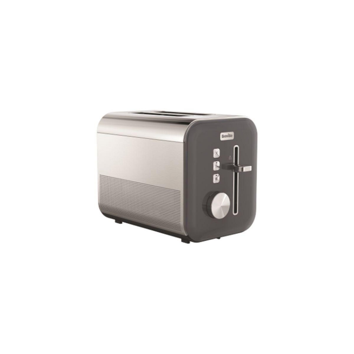 Breville Grillepain High Gloss grise VTT949X pas cher Auchan.fr