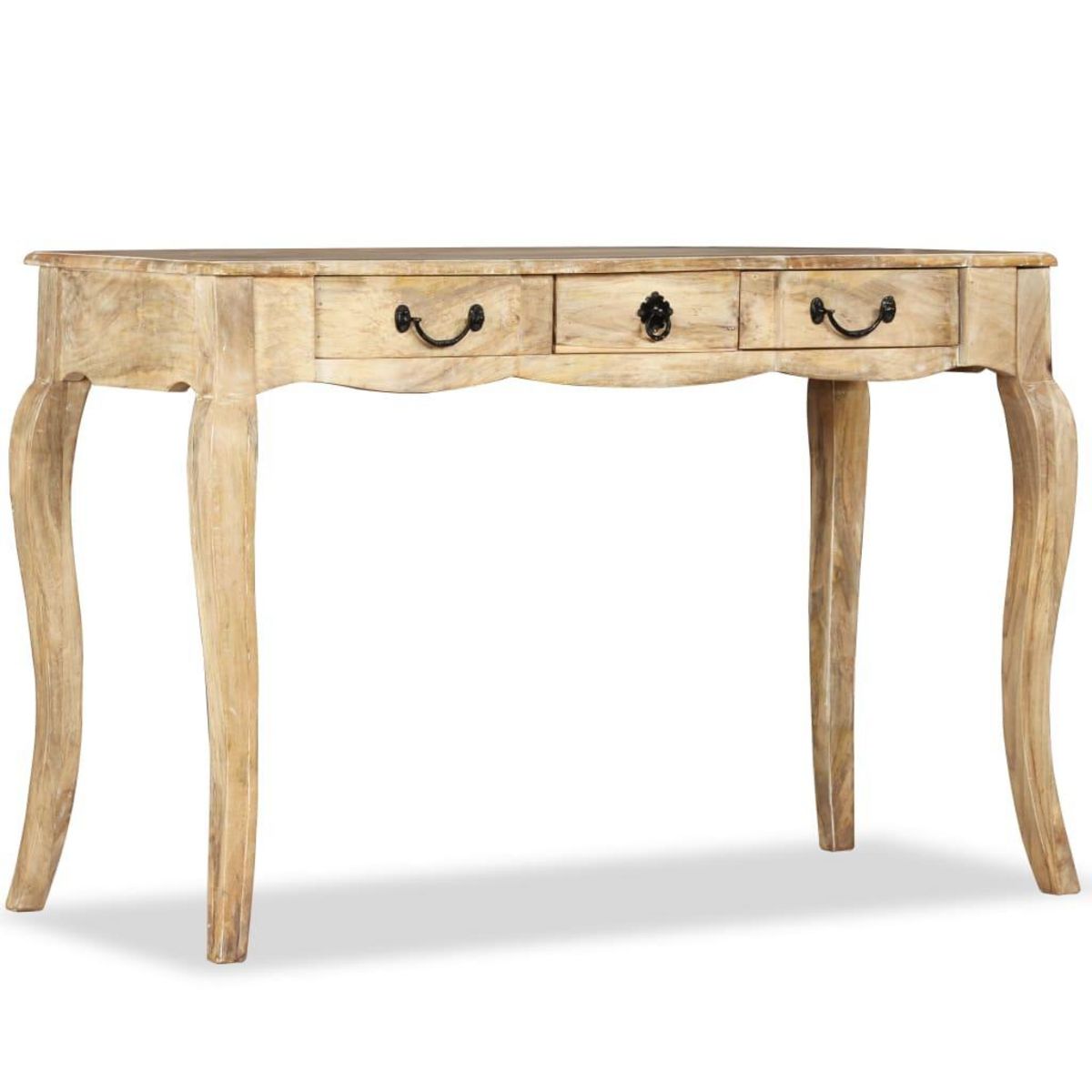 VIDAXL Table console Bois de manguier massif 120 x 50 x 80 cm