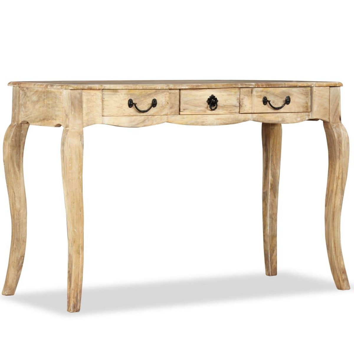 VIDAXL Table console Bois de manguier massif 120 x 50 x 80 cm