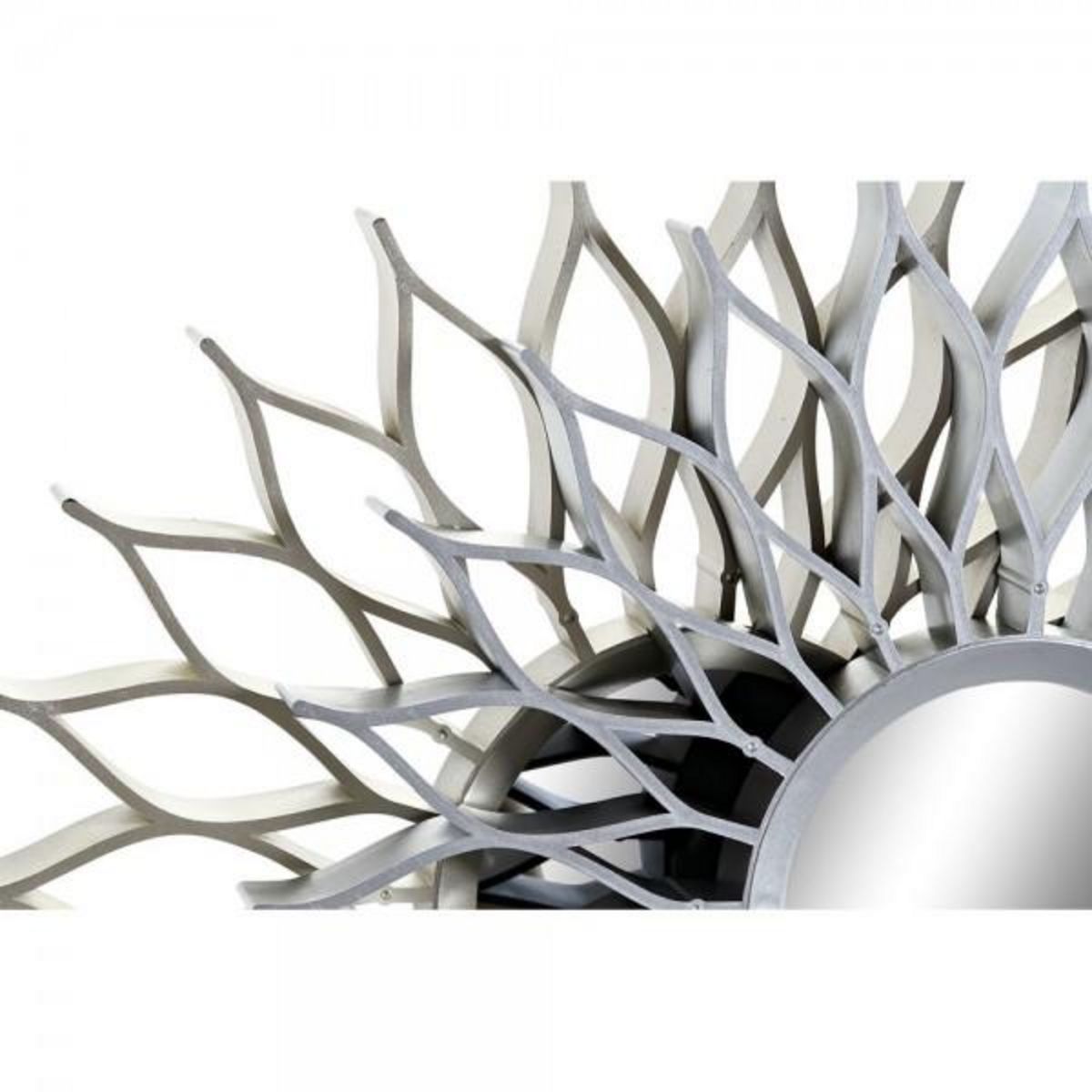 AAAAA Montre DKD Home Decor Argent Champagne polypropylène Miroir (5 pcs) (2 pcs)