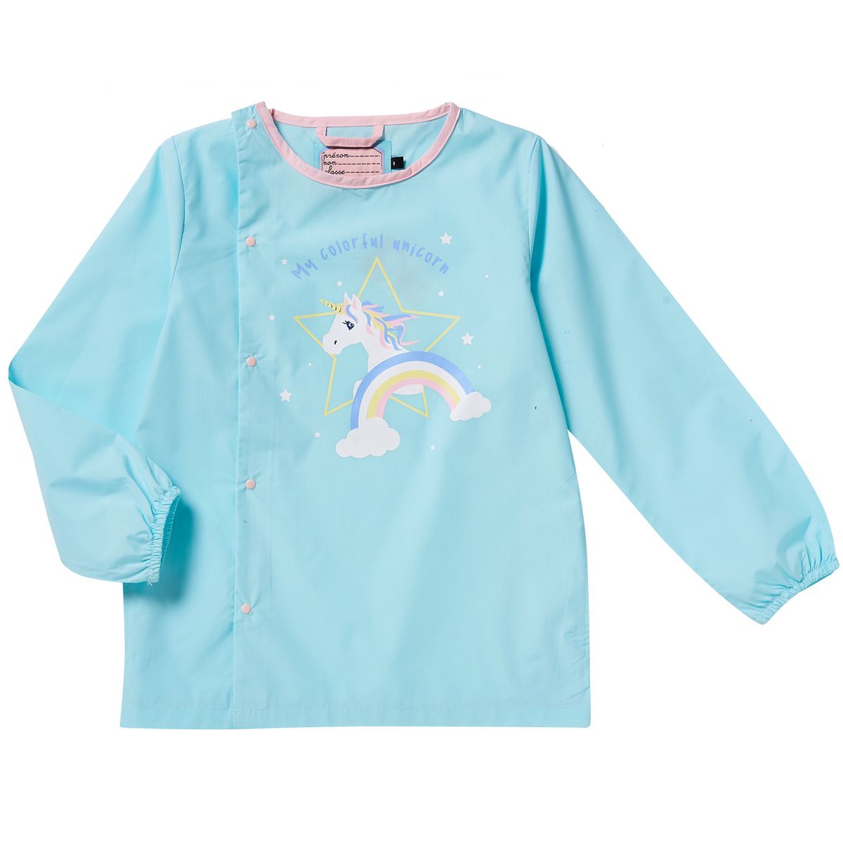 IN EXTENSO Tablier licorne tissu fille
