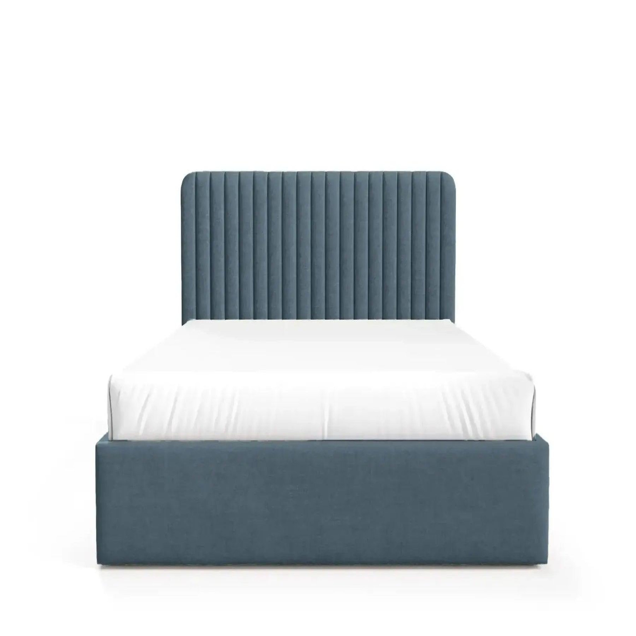 Voir la diapositive 1 : CASANOVA PARIS Jeanne - lit coffre tissu velours