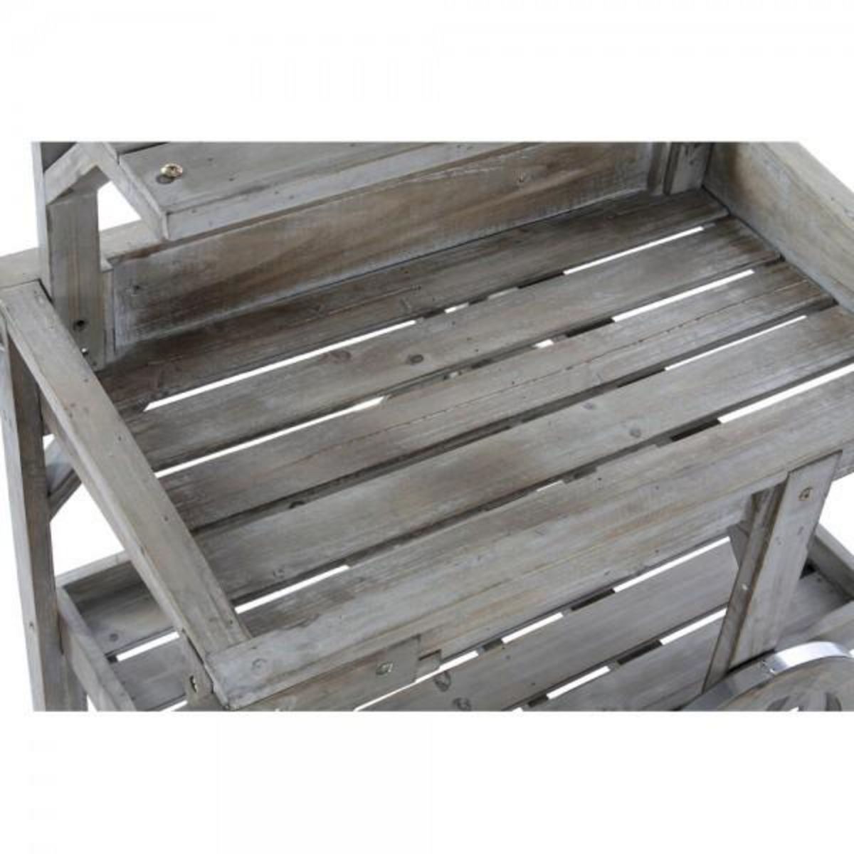 MARKET24 Chariot de Jardin DKD Home Decor 87 x 14 x 109 cm 87 x 41 x 109 cm Marron Clair