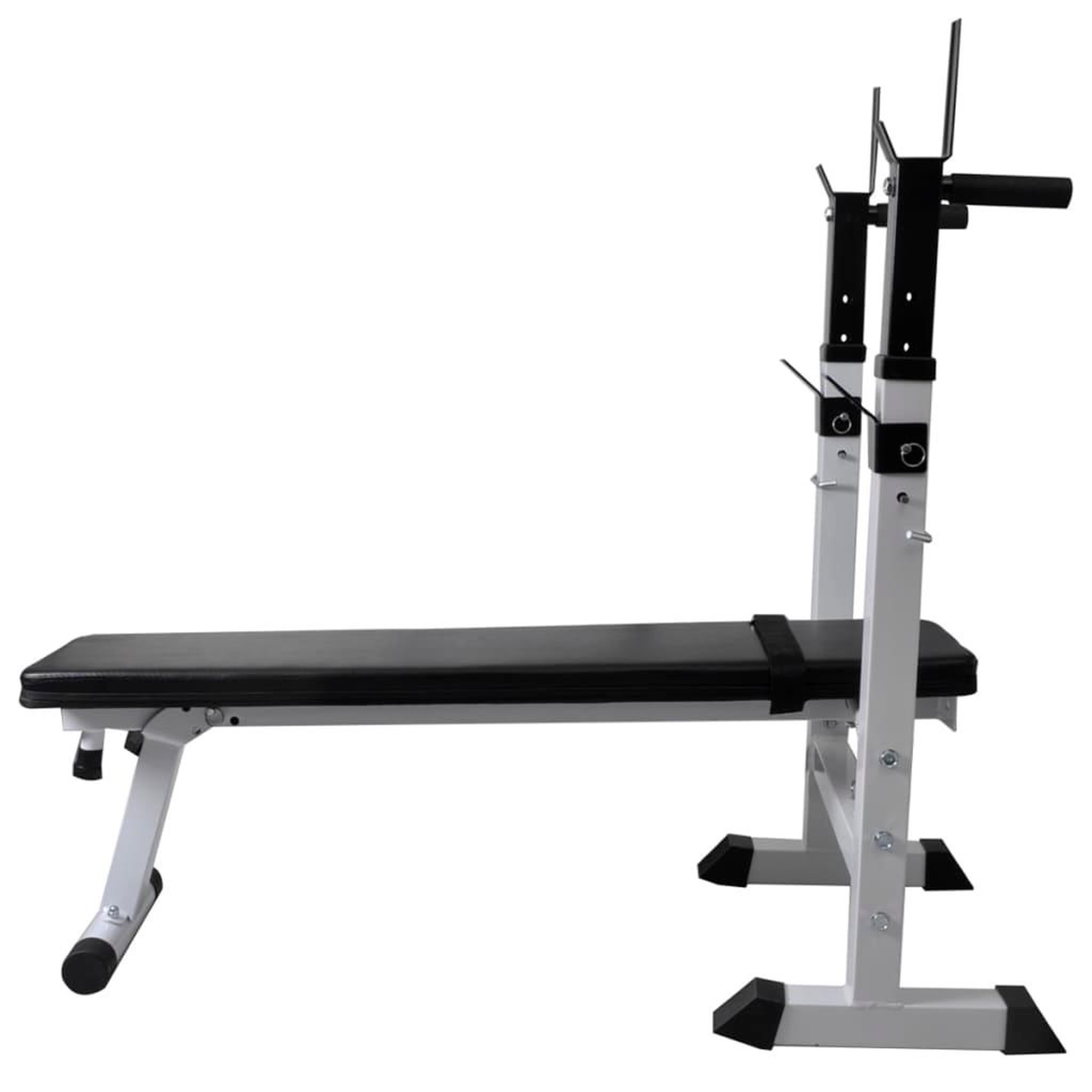 Voir la diapositive 3 : VIDAXL Banc d'entraînement et support de poids jeu d'halteres 60,5 kg