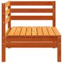 Voir la diapositive 5 : VIDAXL Canapes d'angle de jardin 2 pcs cire marron bois de pin massif
