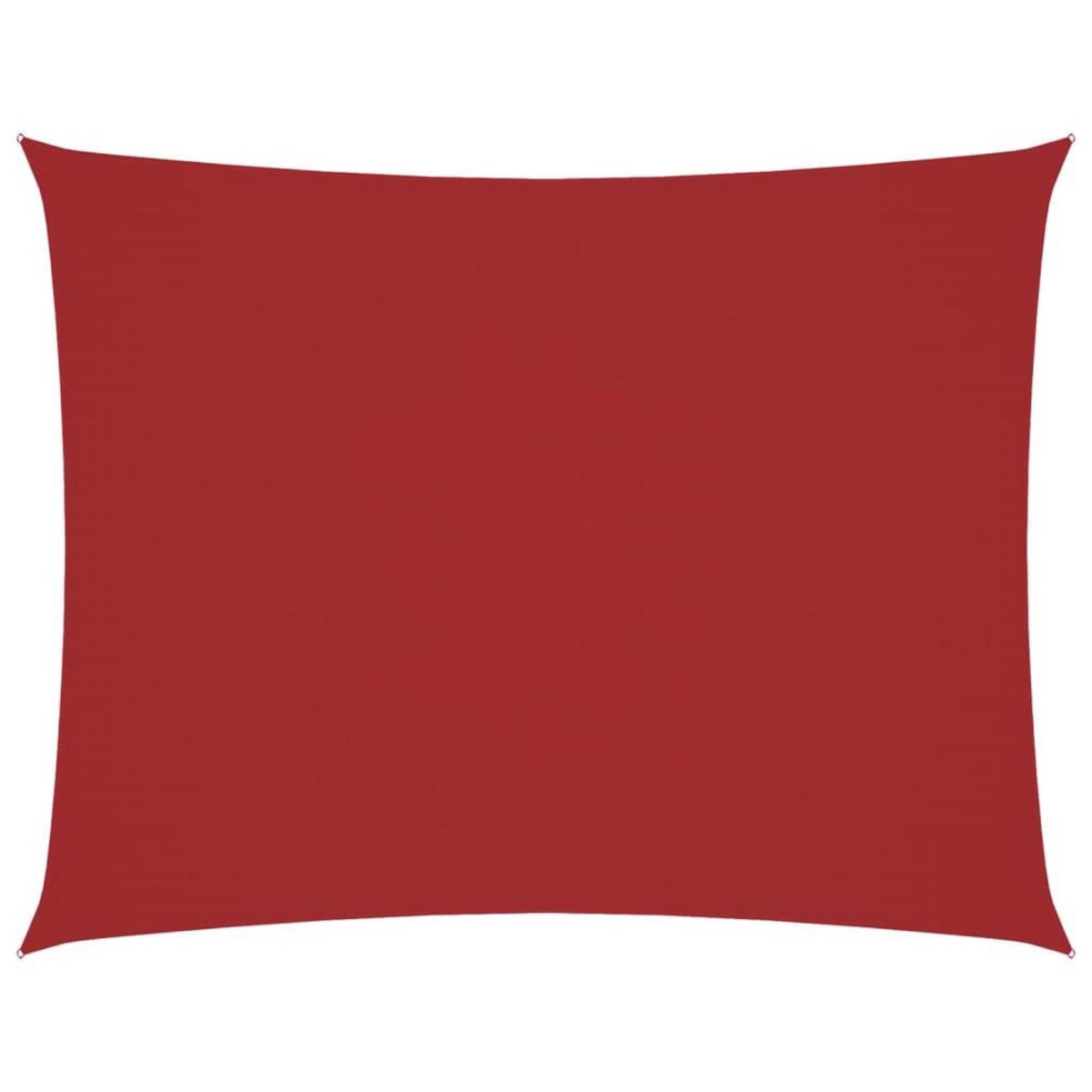 VIDAXL Voile de parasol tissu oxford rectangulaire 3,5x5 m rouge