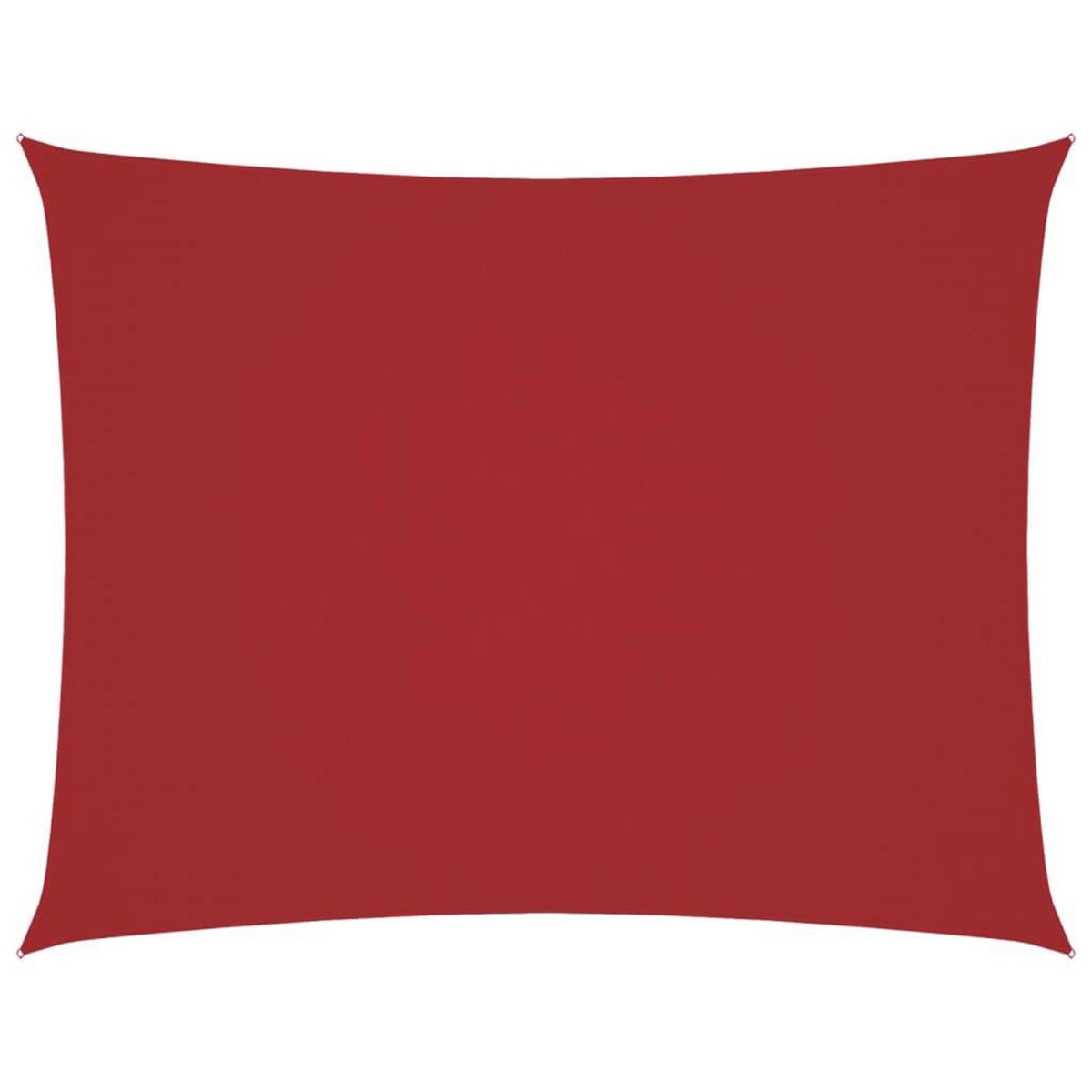 VIDAXL Voile de parasol tissu oxford rectangulaire 3,5x5 m rouge