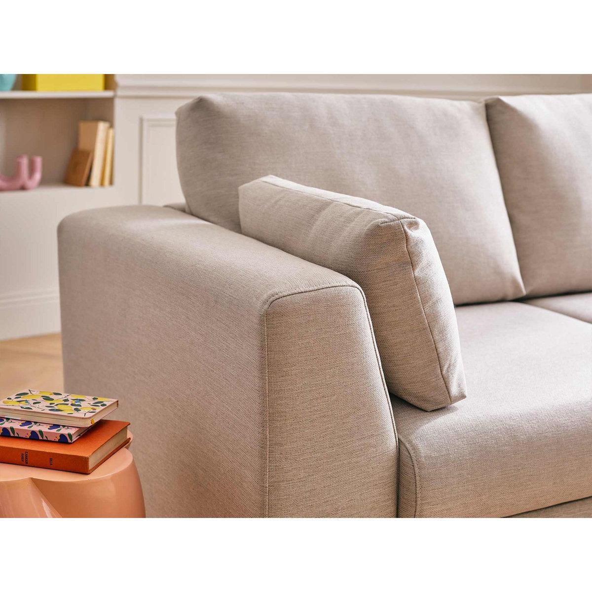 LISA DESIGN Tala - canapé 3 places - convertible - en tissu