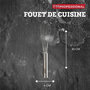 Voir la diapositive 3 : FM PROFESSIONAL Fouet de cuisine et pâtisserie en inox 30 cm FM Professional