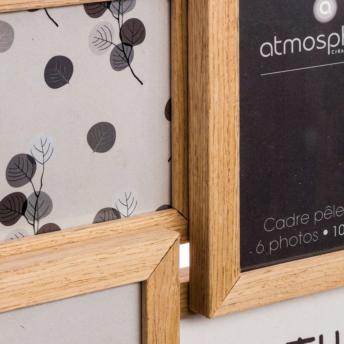 ATMOSPHERA Pêle-mêle 6 Photos Nature - 41 x 31 cm - Beige