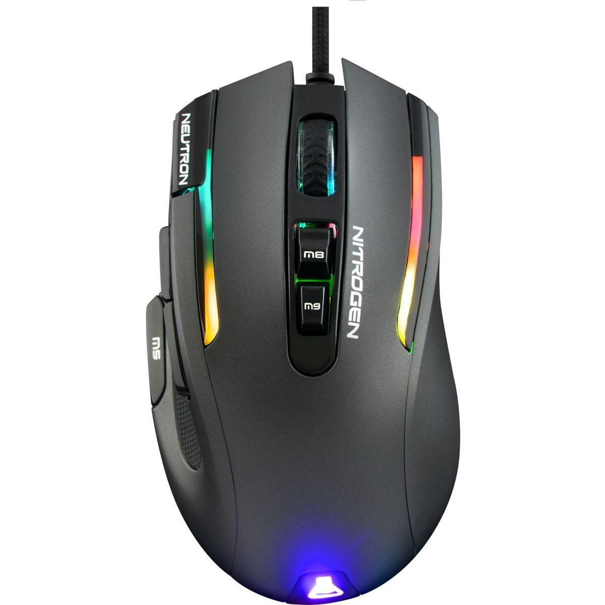 THE G-LAB Souris Gamer Filaire KULT-NITRO-NEUTRON