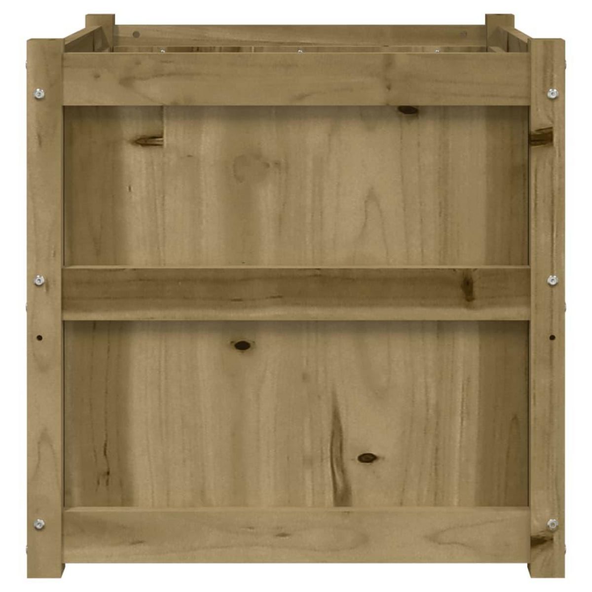 VIDAXL Jardiniere d'exterieur 60x60x60 cm bois de pin impregne
