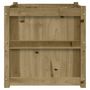 Voir la diapositive 5 : VIDAXL Jardiniere d'exterieur 60x60x60 cm bois de pin impregne
