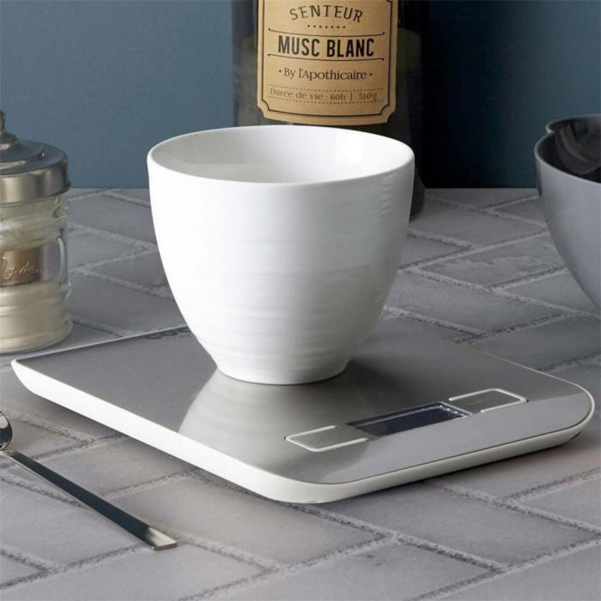 Paris Prix Balance de Cuisine  Électronique  18cm Argent