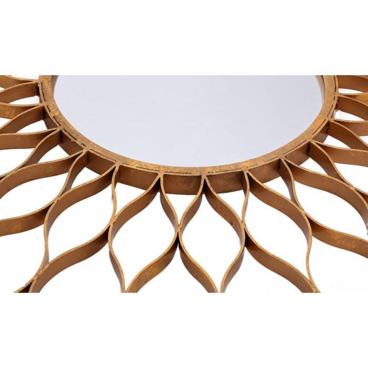 Paris Prix Miroir Mural Design  Nero  80cm Or