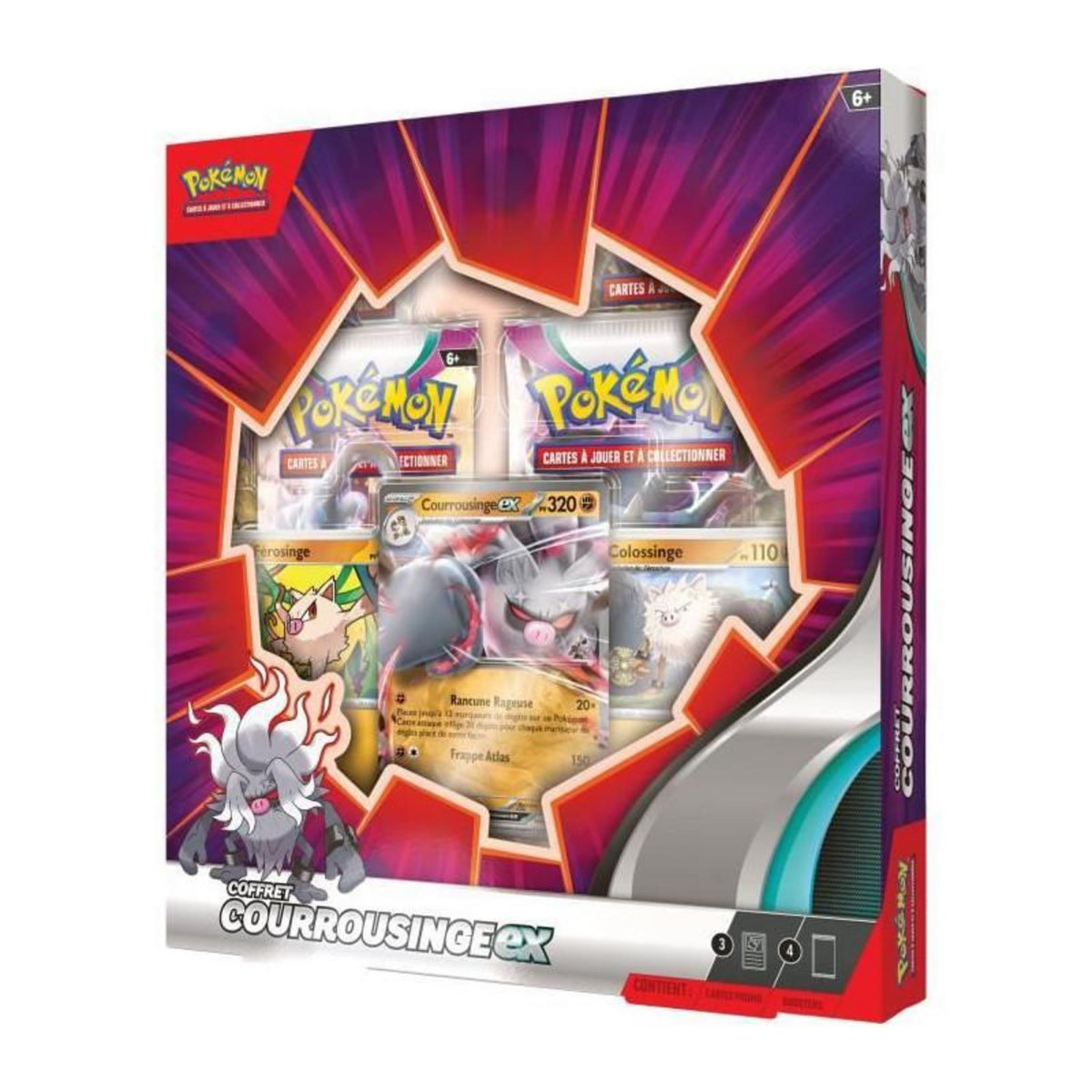 Asmodee Pokémon : Coffret Courrousinge-ex juillet 2023