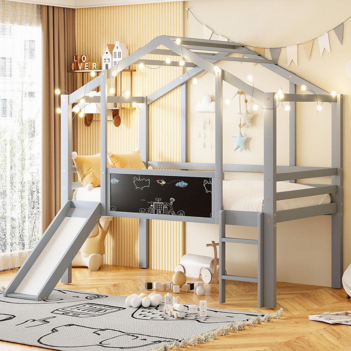 MERAX Lit mezzanine enfant