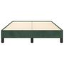 Voir la diapositive 5 : VIDAXL Cadre de lit sans matelas vert fonce 120x190 cm velours
