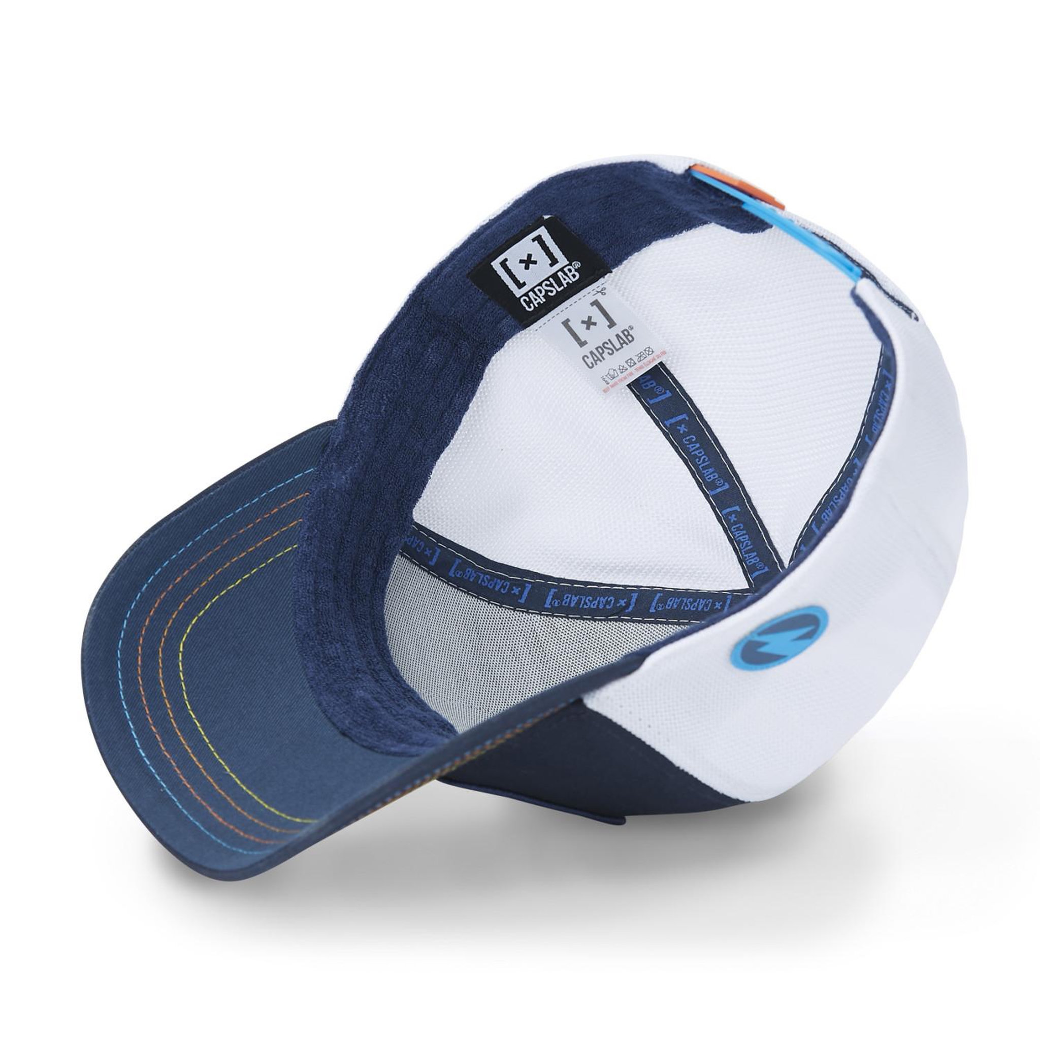 Voir la diapositive 5 : CAPSLAB Casquette homme trucker en canvas de coton finitions premium