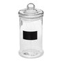 Voir la diapositive 1 : FIVE Bocal en Verre  Ardoise  1,6L Transparent