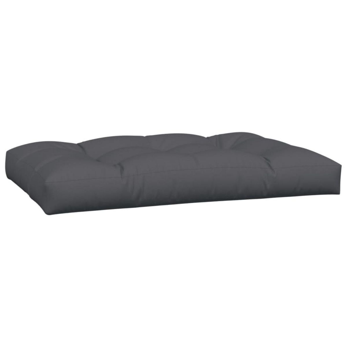 VIDAXL Coussins de palette lot de 2 anthracite tissu
