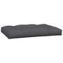Voir la diapositive 4 : VIDAXL Coussins de palette lot de 2 anthracite tissu