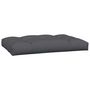 Voir la diapositive 4 : VIDAXL Coussins de palette lot de 2 anthracite tissu