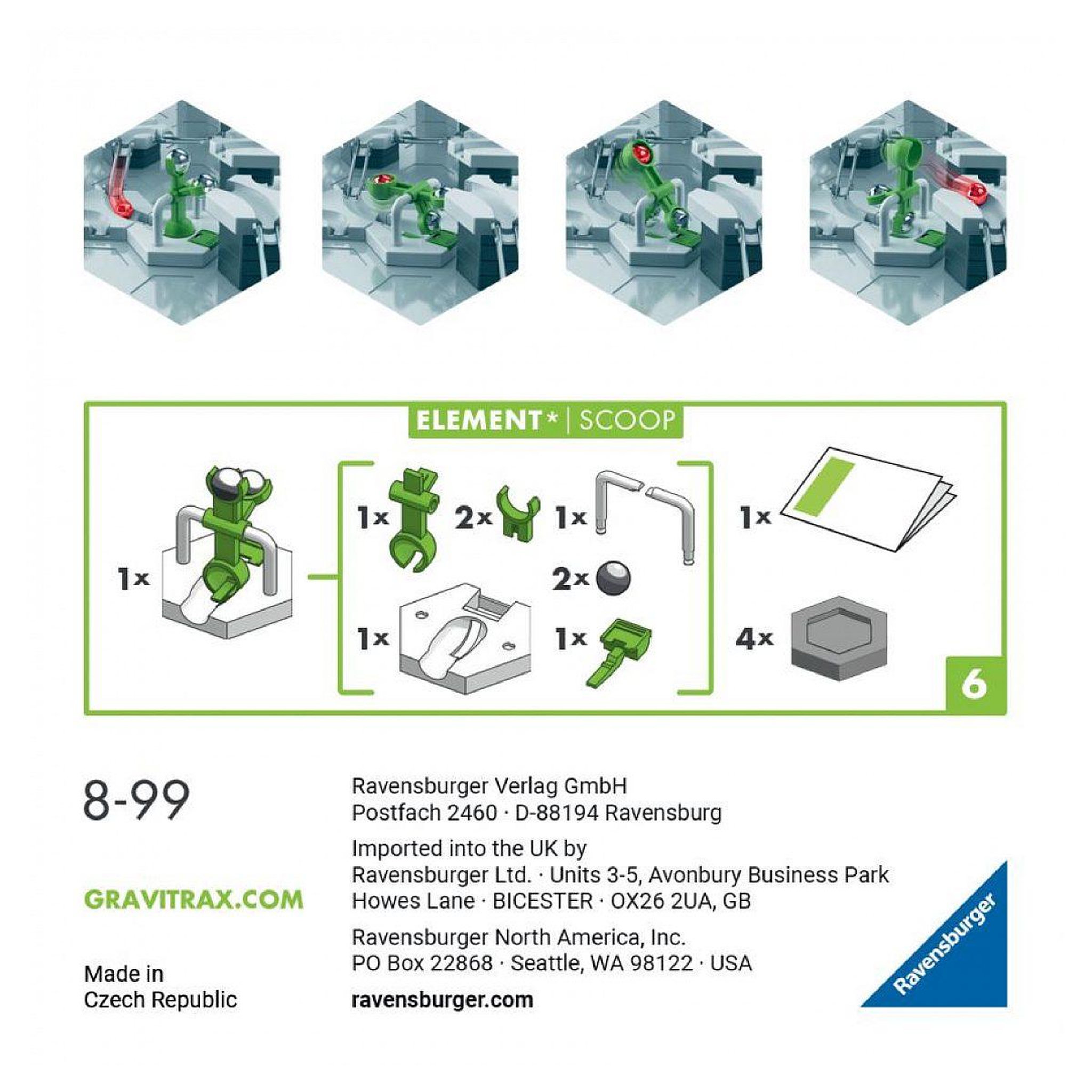 Voir la diapositive 2 : RAVENSBURGER Scoop Gravitrax Ravensburger