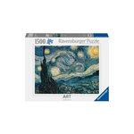 RAVENSBURGER Puzzles - Puzzle 1500 pieces Ravensburger, Vincent Van Gogh: La Nuit Étoilée (80x60cm)