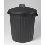 Eda Poubelle de rue 80 l, H.67 x l.51 x P.51 cm