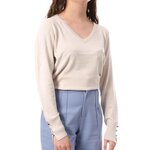 Only Pull  Femme Only Minna 15344087. Coloris disponibles : Beige