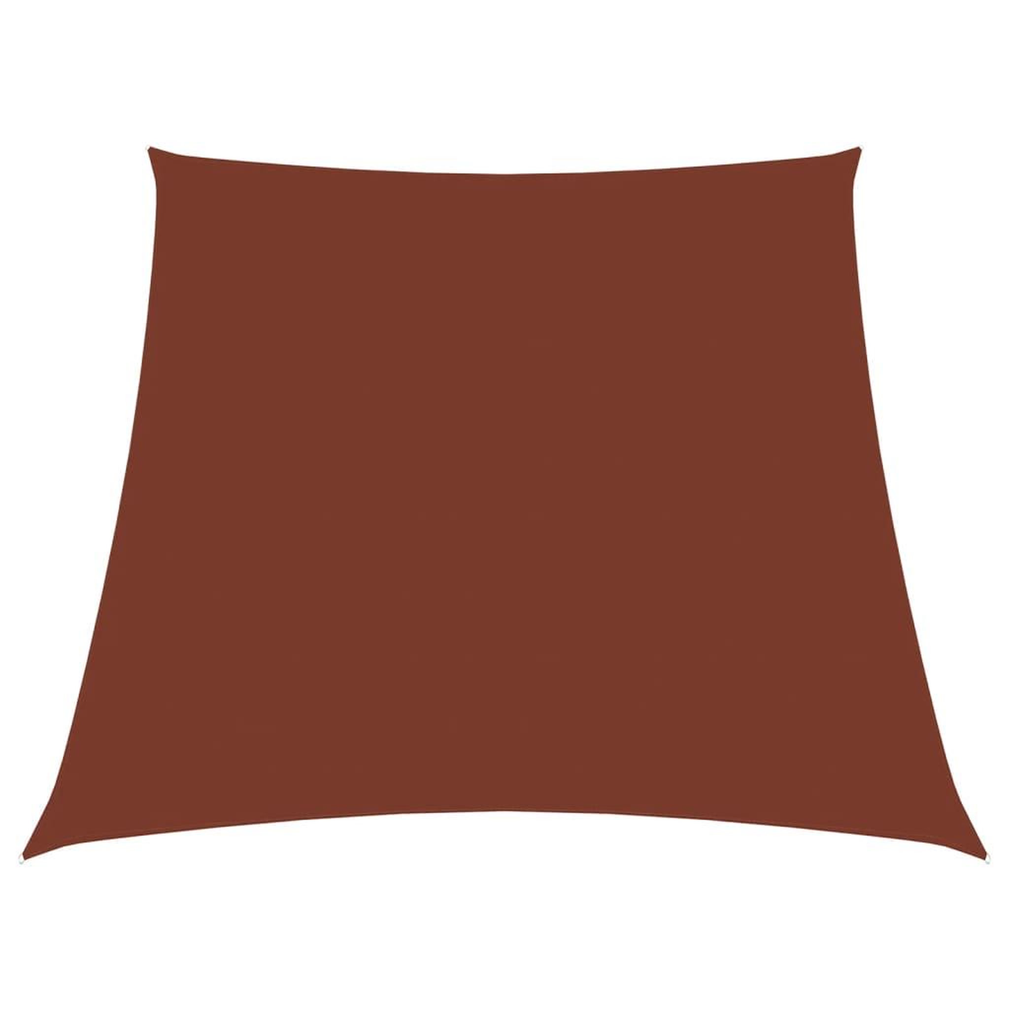 Voir la diapositive 1 : VIDAXL Voile de parasol Tissu Oxford trapeze 3/5x4 m Terre cuite