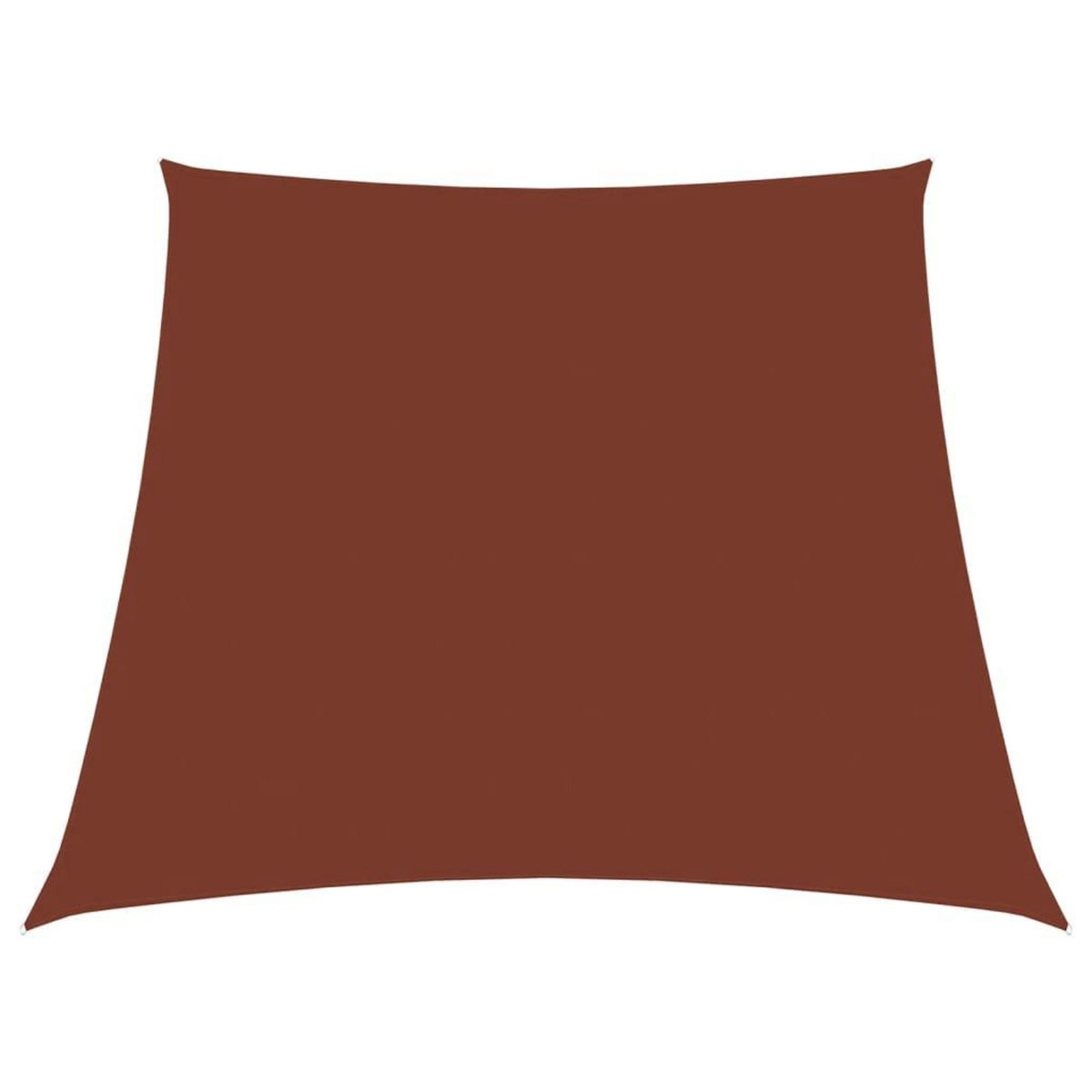 VIDAXL Voile de parasol Tissu Oxford trapeze 3/5x4 m Terre cuite