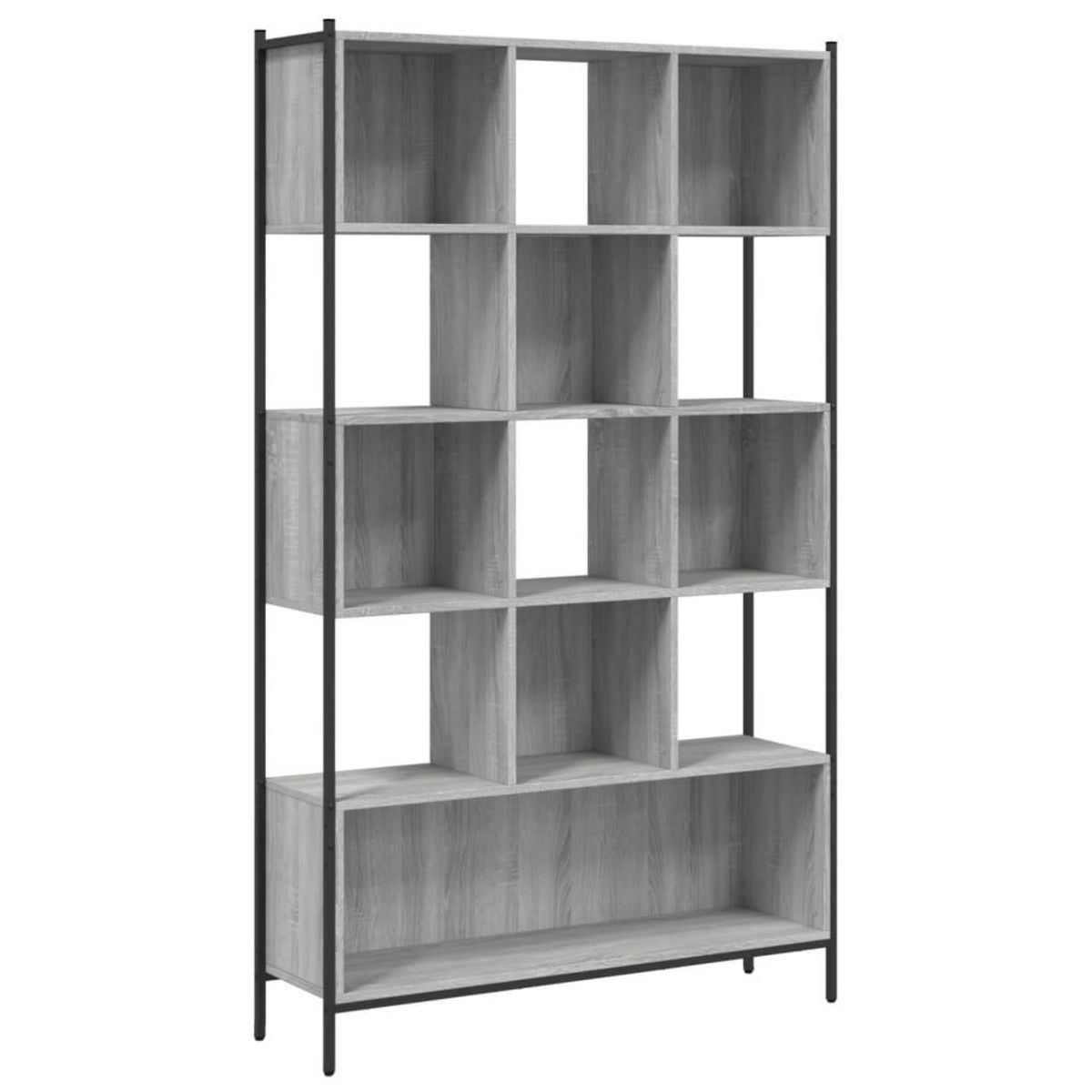 VIDAXL Bibliotheque sonoma gris 102x28x172 cm bois d'ingenierie